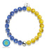 Nuit étoilée | Aide ukrainienne | Bracelet Verre Luciole